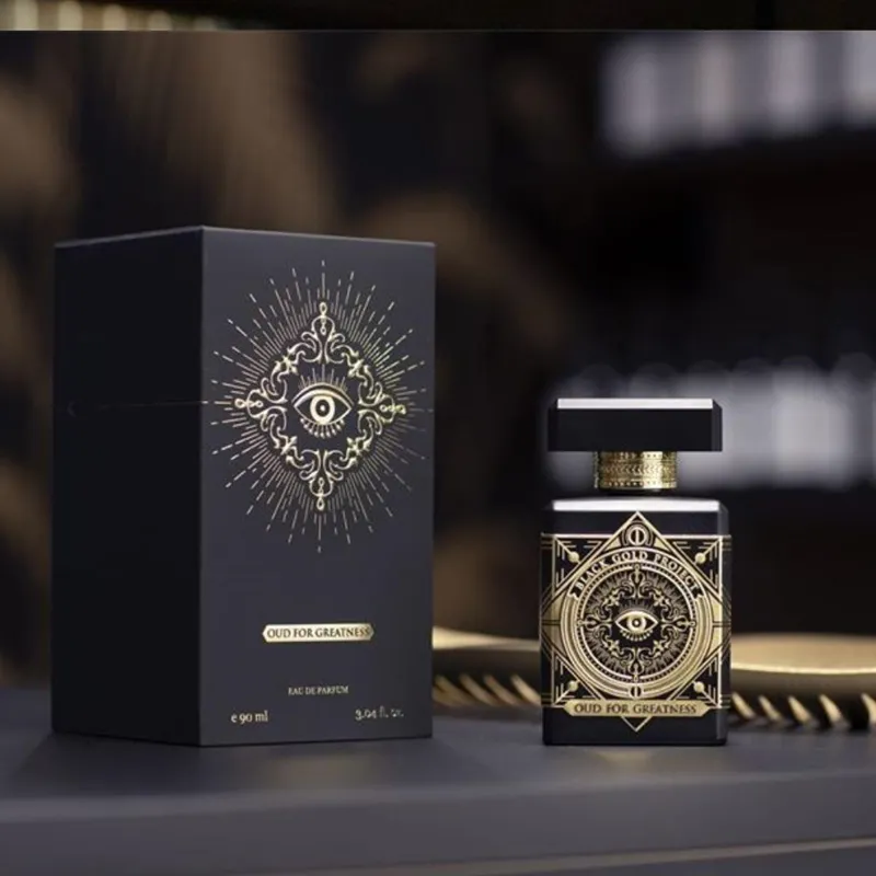 Fabrika doğrudan Lüks Marka Parfüm balck gold 90ml Parfums Prives Oud for Greatness Parfümleri Eau De Parfum 3fl.oz Uzun Ömürlü Koku EDP Erkek Kadın Köln Parfüm