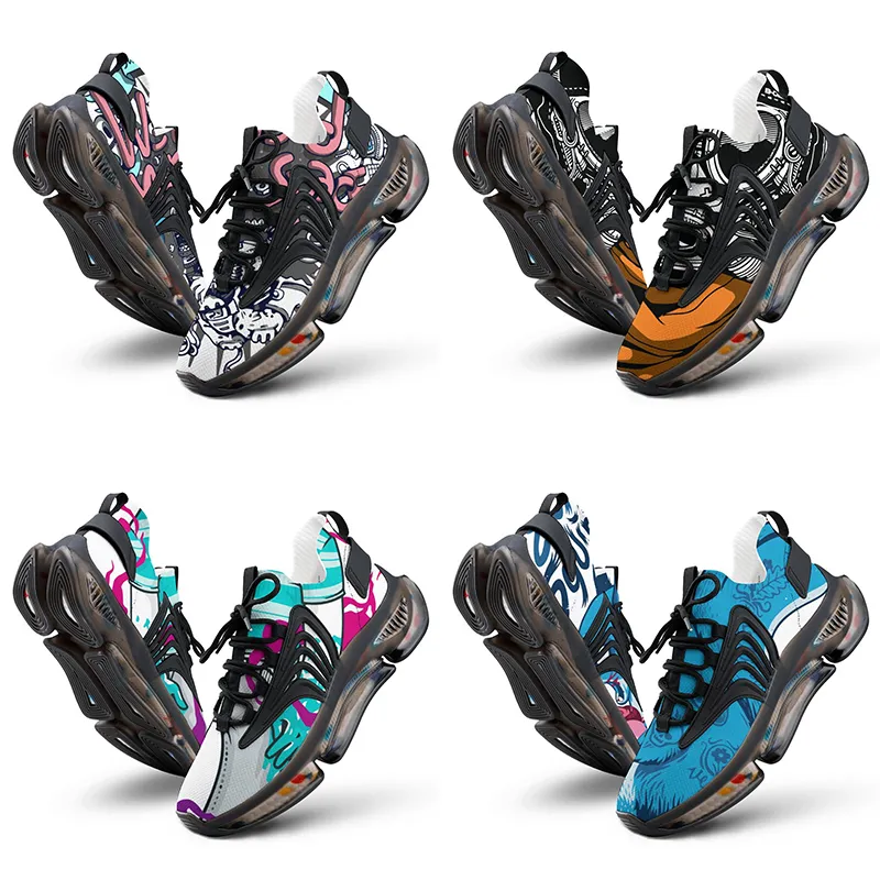 Custom shoes for men women DIY support to customization Designer multicolor white black grey runner sport sneakers