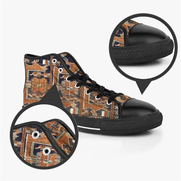 Дизайнерские мужчины штифты обувь на заказ кроссовок Canvas Женщины мода черная апельсин