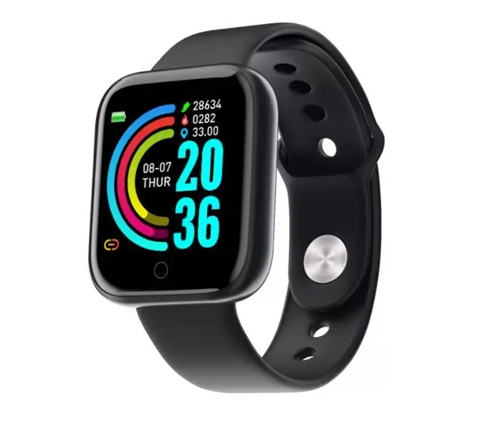 Orologi intelligenti Y68 D20 smartbracelet Braccialetti informazioni promemoria monitoraggio della frequenza cardiaca sport della pressione sanguigna smartwatch Bluetooth