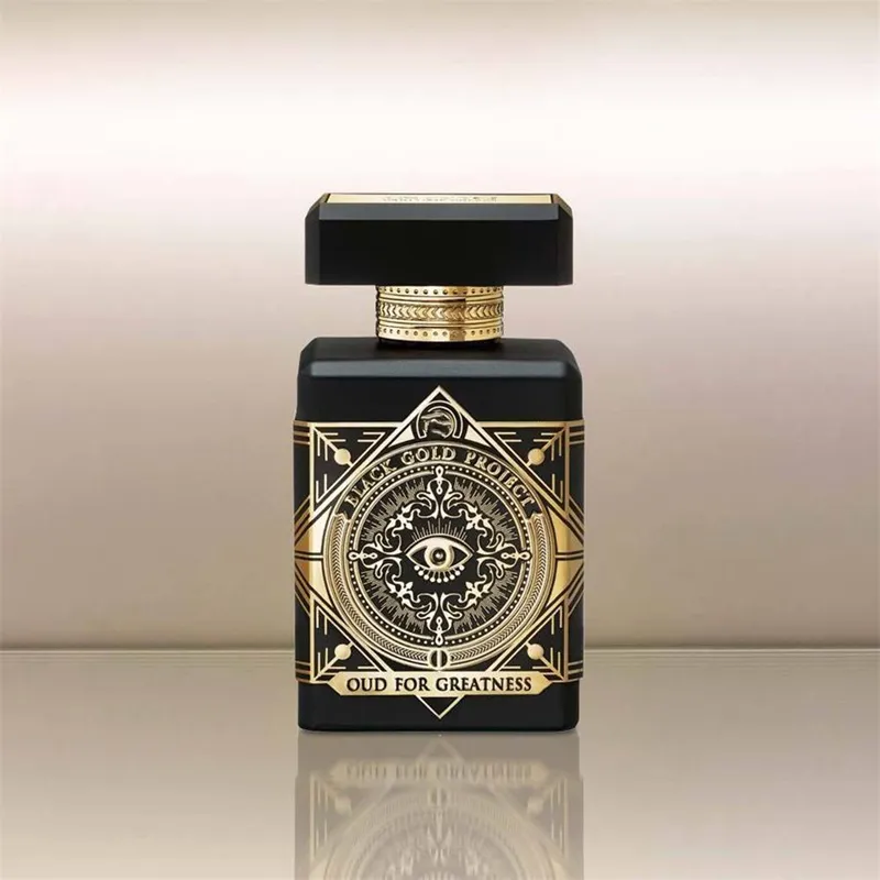 Factory Direct Luxury Brand Perfym Balck Gold 90 ml Parfums Prives Oud For Greatness Parfyes Eau de Parfum 3fl.oz långvarig lukt edp män kvinnor Köln doft