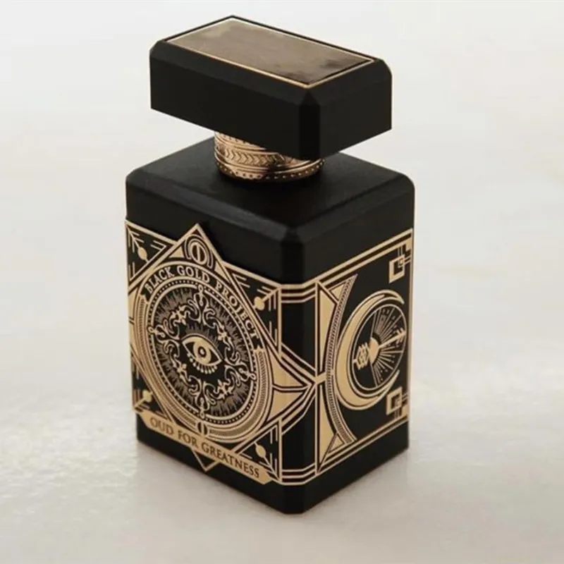 Fabrika doğrudan Lüks Marka Parfüm balck gold 90ml Parfums Prives Oud for Greatness Parfümleri Eau De Parfum 3fl.oz Uzun Ömürlü Koku EDP Erkek Kadın Köln Parfüm