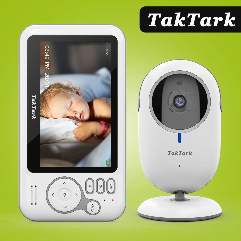 IP-Kameras 4,3-Zoll-Video-Babyphone mit Digitalzoom-Überwachungskamera, automatische Nachtsicht, Zwei-Wege-Gegensprechanlage, Babysitter-Sicherheit, Nanny 221117