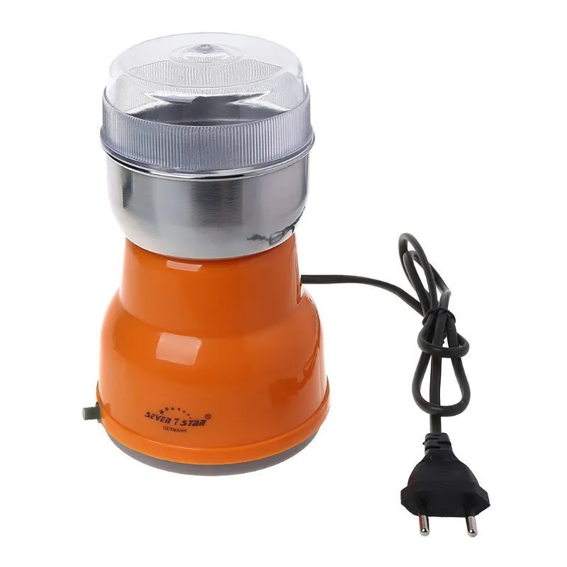 Kapsül Kahve Makinesi Paslanmaz Çelik Elektrikli Kahve Fasulyesi Öğütücü Fasulye için Ev Mutfak Frezeleme Makinesi Baharat Biber ve Tuz Bitki 221117