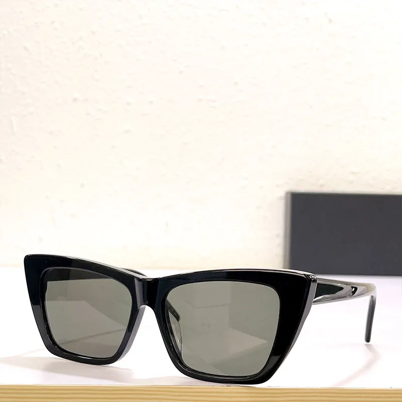 Nouvelles lunettes de mode pour femmes SL276 système de beauté géométrique moderne style logo style unique protection contre les radiations UV400 lunettes de soleil surdimensionnées