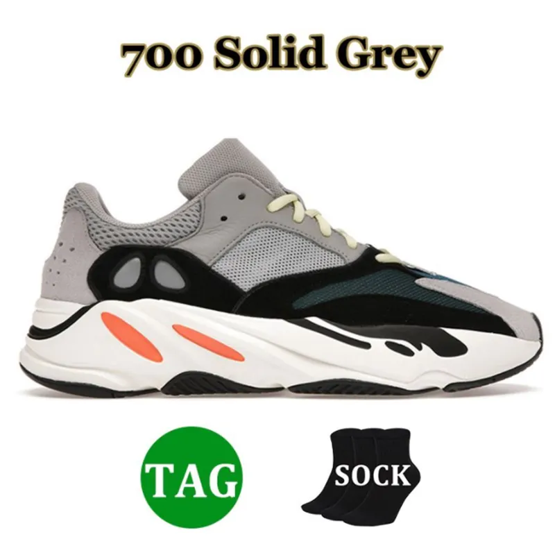 3M 700 v2 Running Shoes Static Reflective Inertia Wave Tephra Solid Grey Utility Black Designer Men Women Sport Sneakers Eur 36 45