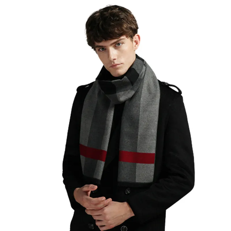Шарфы роскошные зимние кашемировые шарфы для дам и мужчин дизайнерский дизайнерский мужский шарф Мода Женщины шерстяные шали W-3