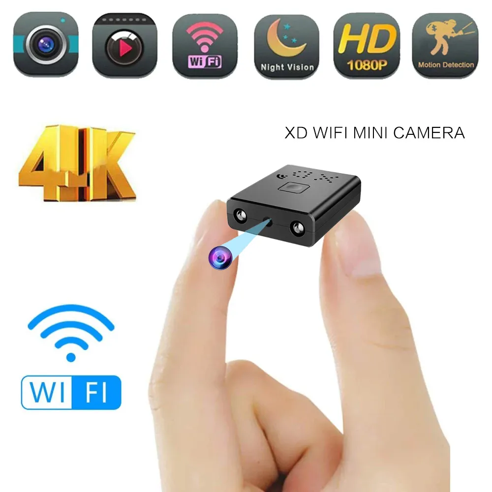 4K Full HD 1080P MINI IP Camcorders XD WiFi Vision Camera Camer