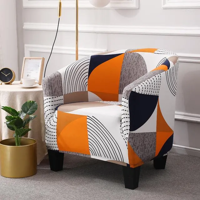 Krzesło obejmują aksamitne sofa sofy pojedynczej siedzenia klub rekreacyjny dla foteli rozciągnięty na kanapę barowy salon