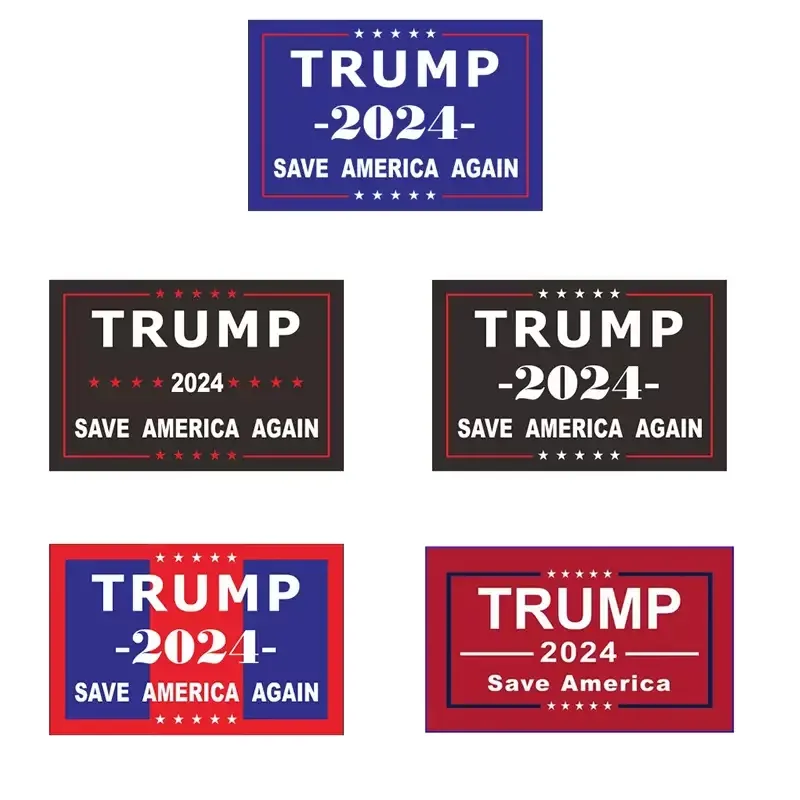 Peintures Trump 2024 Sticker 5 Styles Donald Car Bumper Stickers Wholesale