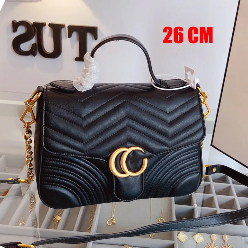 Sıcak Yüksek Kalite 5 renk lüks Kadın Zinciri Crossbody Çanta GG Tasarımcıları kalp V Dalga Deseni Omuz Çantaları Postacı Çantaları Pruse Zincir Tote Moda Bayan Çantası