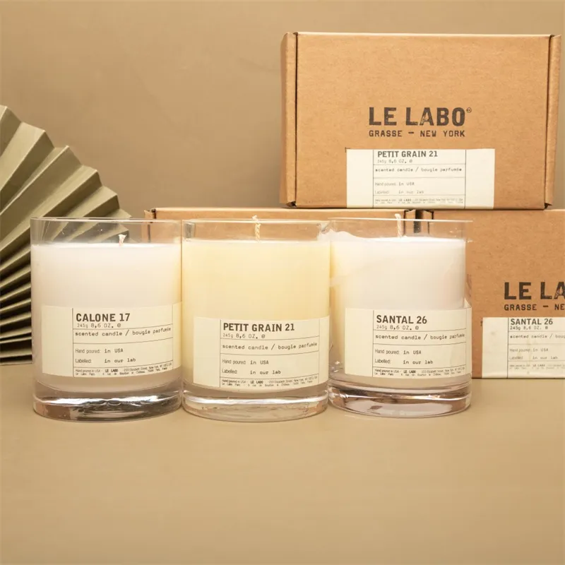 Candle Perfume Le Labo 245g Santal 26 Cedre 11 Laurier 62 Petit Grain