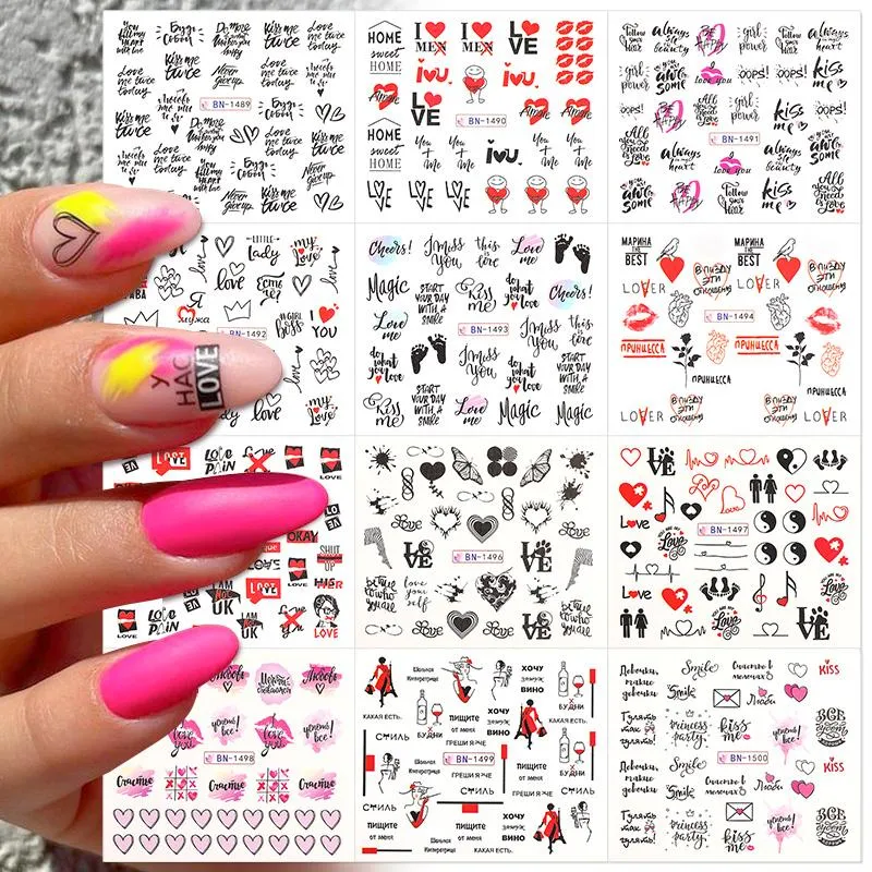 Nail Stickers Shiny Holographic Self-Adhesive Decals Art DIY Manicure  Decoration | eBay