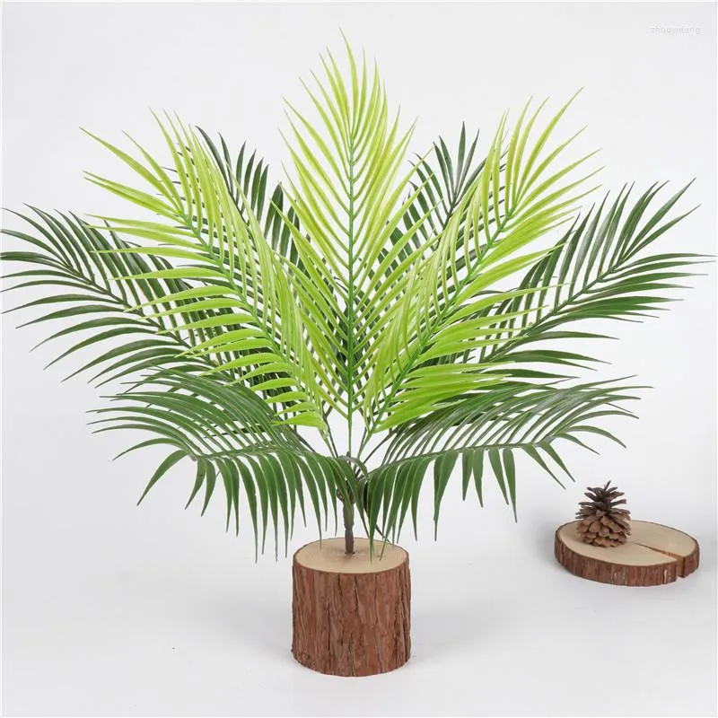 Dekoracyjne plastikowe plastikowe rośliny zielone sztuczne rośliny paproci palmowe ogrodowe dekoracje zewnętrzne dekoracje scutellaria tropikalne drzewo fałszywe