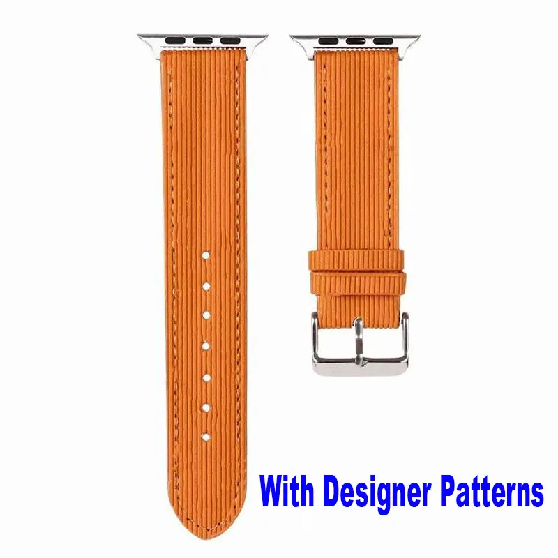 Bracelets de luxe D Designer Bracelets pour Apple Watch 8 7 6 5 4 3 2 1 Bandes de remplacement en cuir PU souple Hommes et femmes Mode Fleur rouge iwatch 49mm 45mm 44mm 42mm 41mm Bracelet