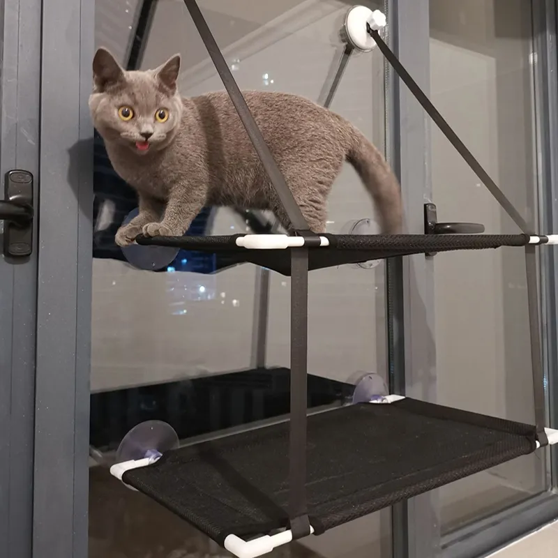 Wholesale Other Cat Supplies MultiLayer Cat Bed Double Stack Durable Cats Resting Seat Hanging Window Pet Hammock Sunny Kitten Couch 25 KG Cat Accessories 221116 From Kai09 Bulk 13.37 DHgate.Com