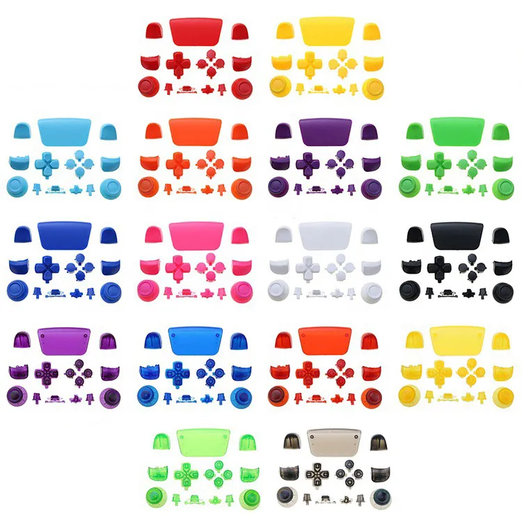 Joytokey R2 Buttons PS5 Controller Full Button Replacement Kit - Color Buttons, L1 R1 L2 R2 ...