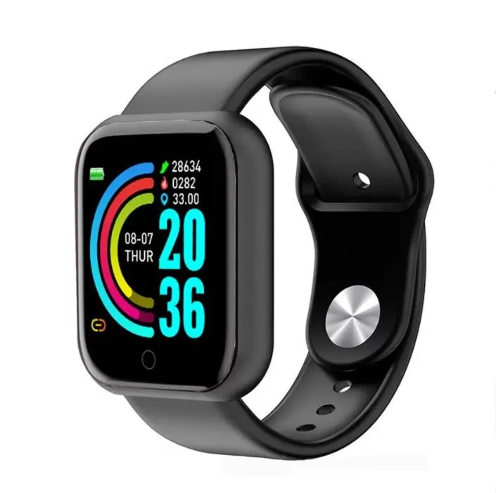 Reloj Smart Watches Intelligent Fitpro App À prova d'água Sport Fitness Tracker Smart Bracelet 40 Days Around 2022 Macaron Y68 D20S Express Boat Sea Ship To USA