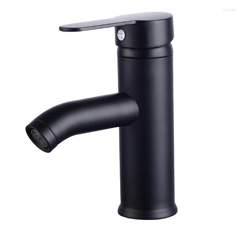 Bathroom Sink Faucets Black Kitchen Faucet Basin And Cold Mixer Single Handle MaBlack