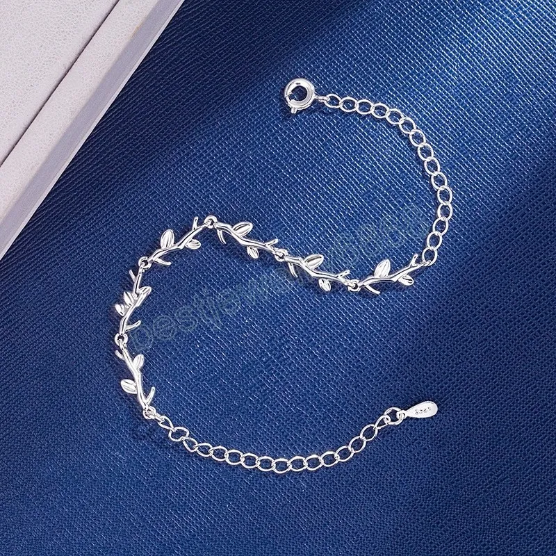 Doppel Schichten Sterne Perlen Armbänder Für Frauen Silber Farbe Blätter Kette Charme Armband Geburtstag Party Geschenk Freundschaft Schmuck