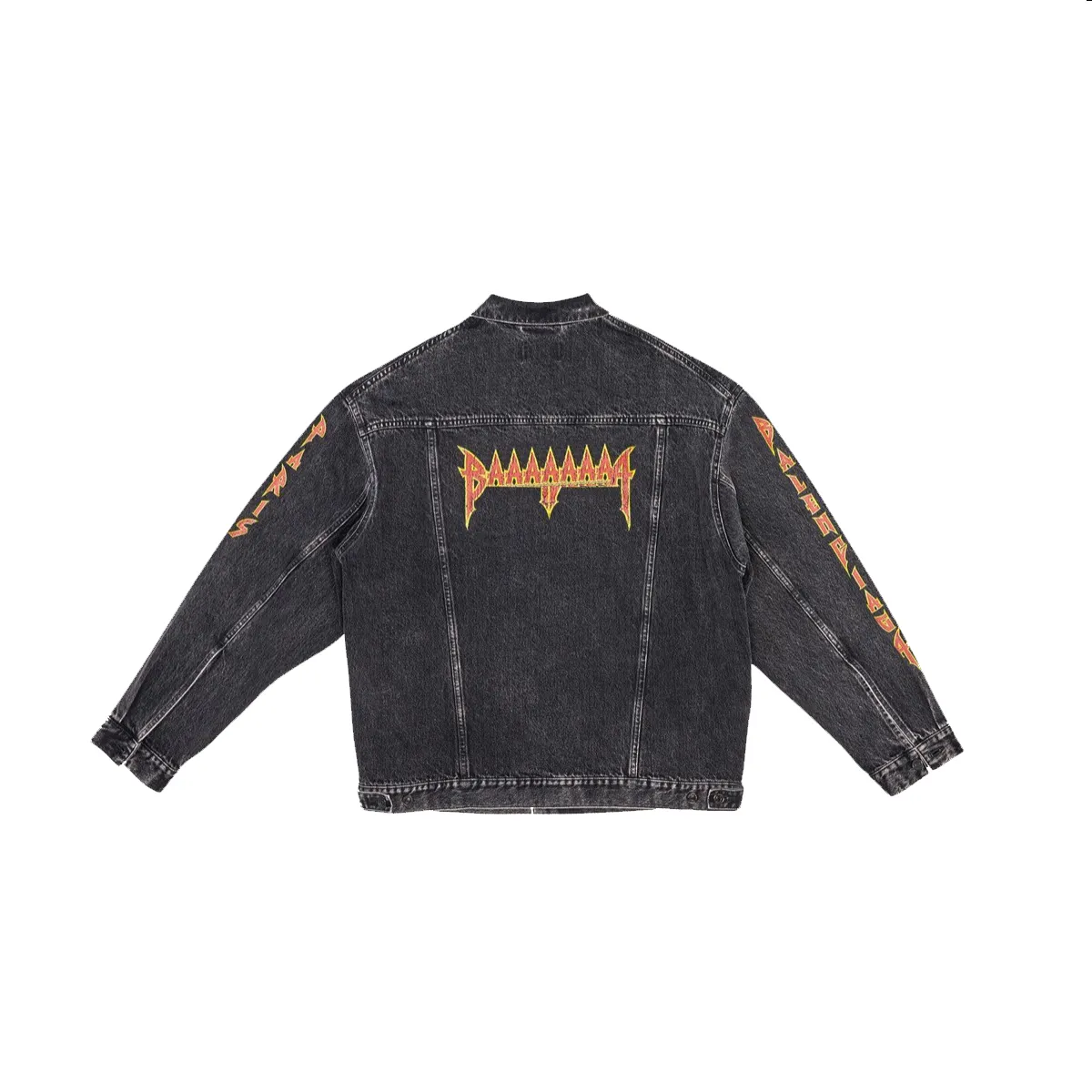 DUYOU High End Metal Black Japanese Denim Oversized New Look DUYOU High End Metal Black Japanese Denim Oversized New Look