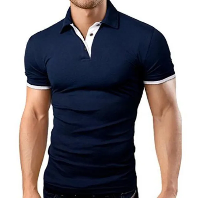 Camisas de pólo de novo masculino designer elegante de manga curta de roupas de manga curta esportes de capital de top