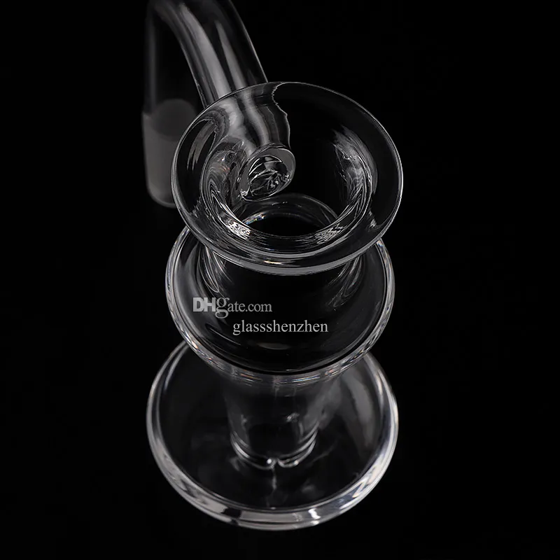 Acess￳rios para fumantes Terp Slurper Quartz Turbine Banger de 2,5 mm de parede 20mmod lises de cabeceira para os bonges de ￡gua de vidro Bongs Dab Rigs