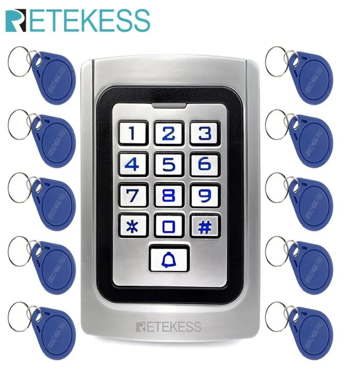 RETEKESS TAC04 Keypad Door Access Control System IP68 Waterproof Metal