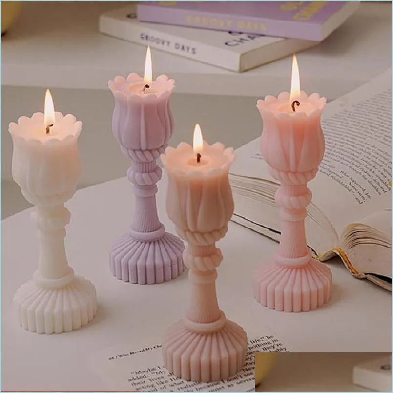 Velas insp dica velas de velas para festa de casamento em casa decoração de pó props presentes criativos entrega de entrega jardim dhs9y