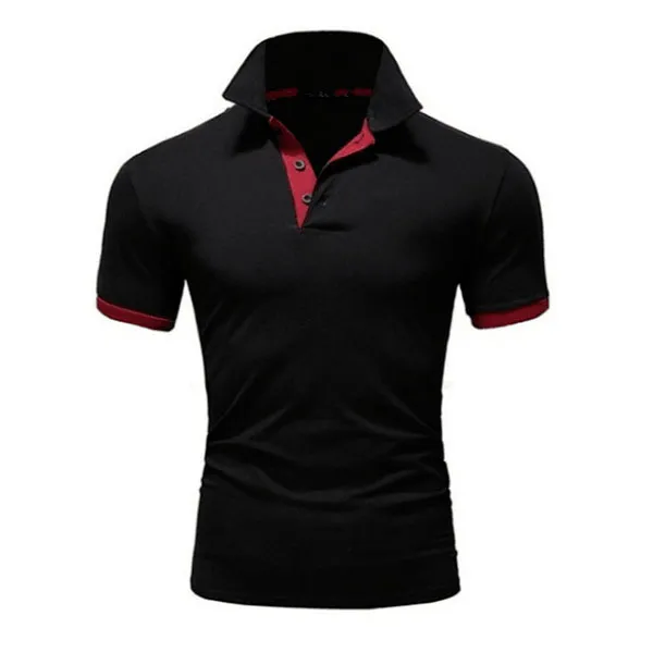 Polo da uomo estivo 19ss Design vintage manica corta Abbigliamento uomo casual da esterno Bianco Arancione Nero Rosso Top Tees