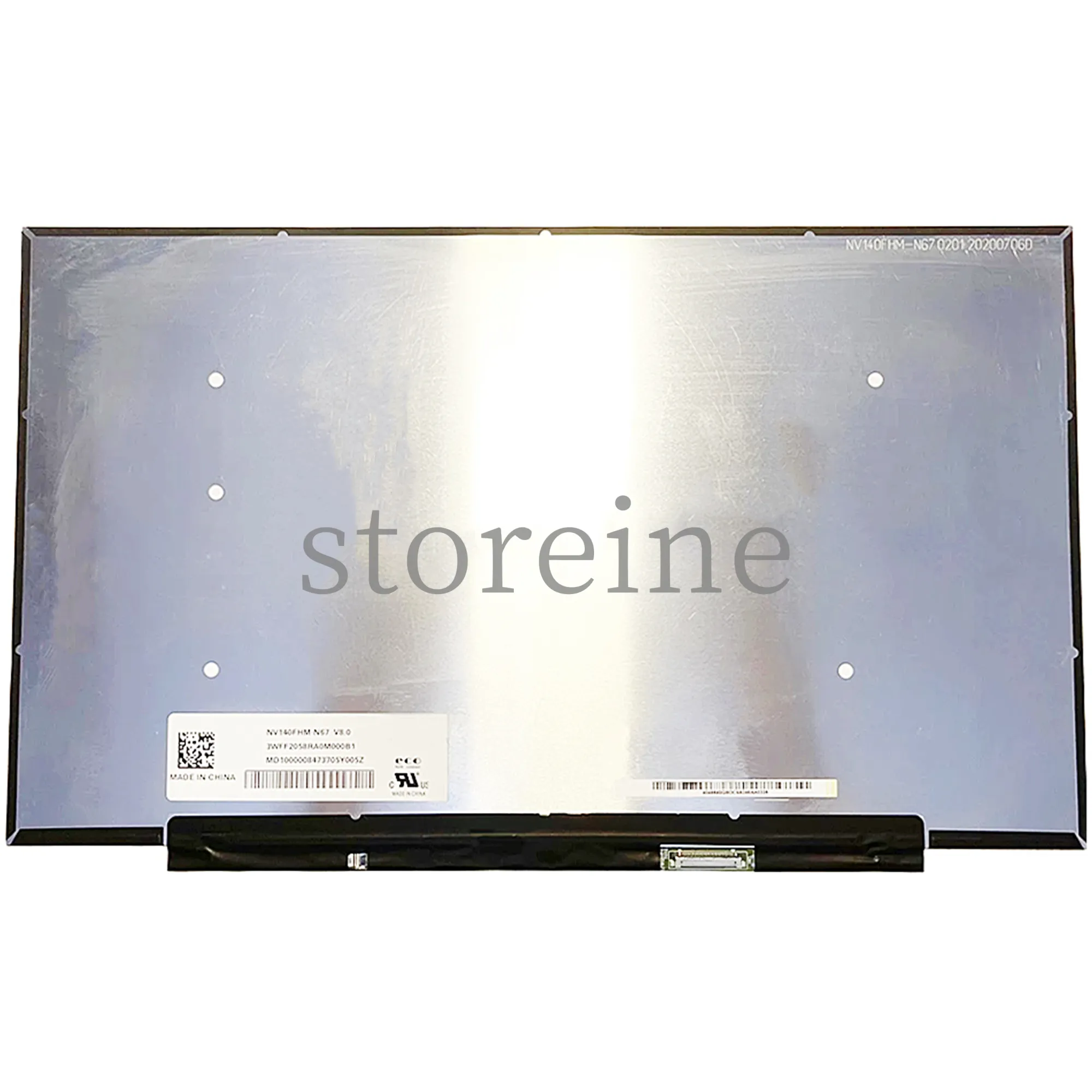 NV140FHM N67 V8.0 Laptop Matrix LED Screen Replacement EDP 30 Pins FHD