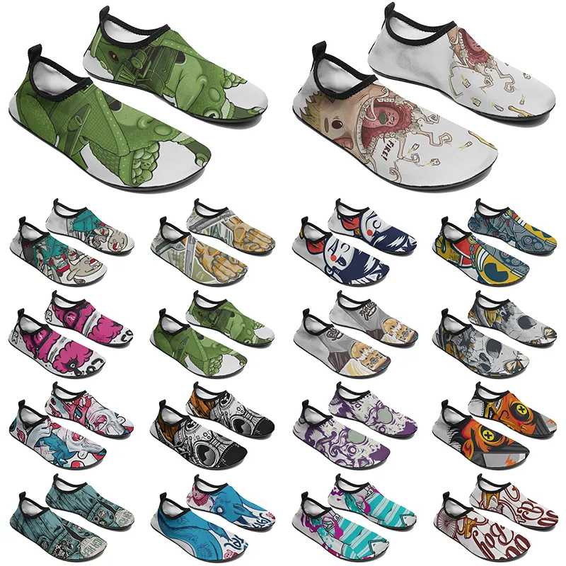 Homens Mulheres Sapatos personalizados Sapatos de água Diy Moda de tênis personalizados Multi-Colored240 Mens Outdoor Sport Trainers