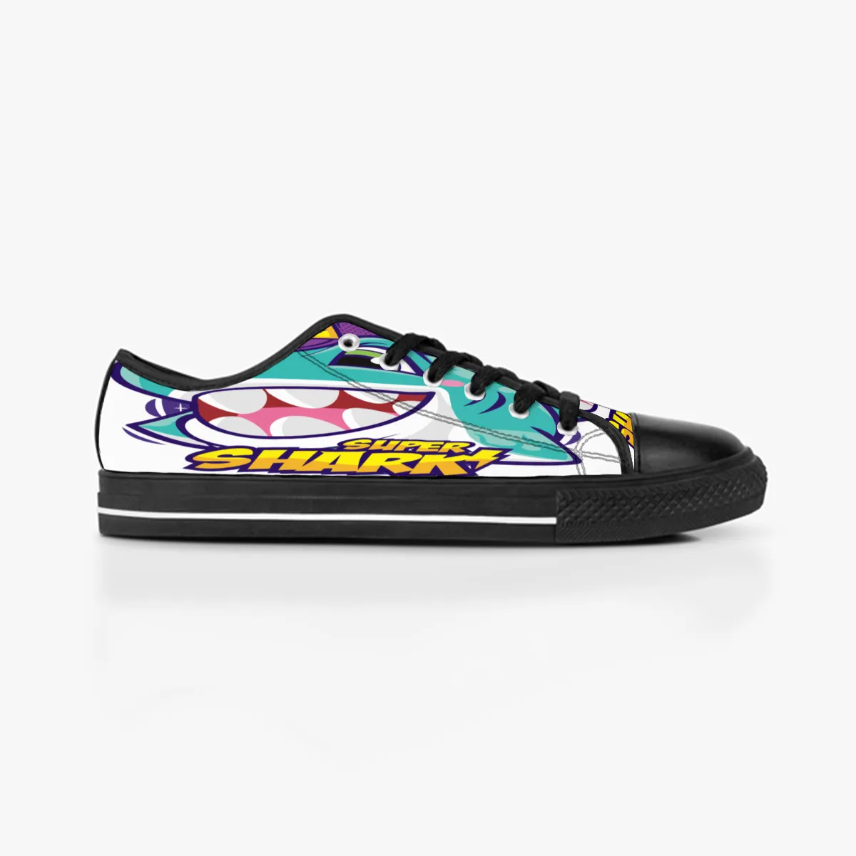 Мужчины женщины DIY Custom Shoes Low Top Canvas Skateboard Triple Black Customization UV Print