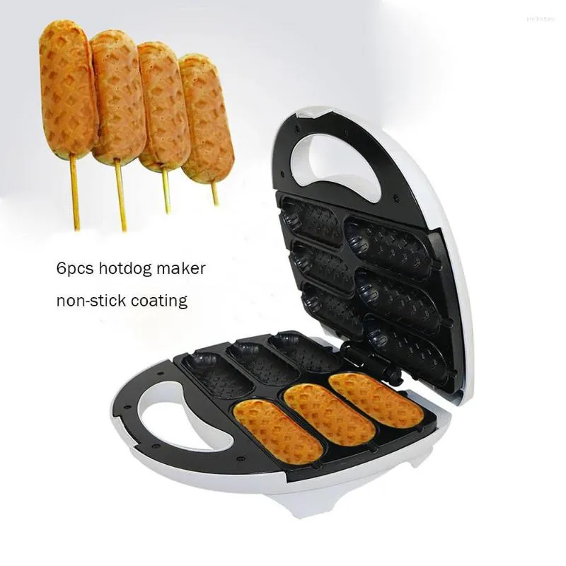 Bread Makers 220V Small Size Dog Roller Sausage Heating Machine Barbecue Home Kitchen Cake Maker