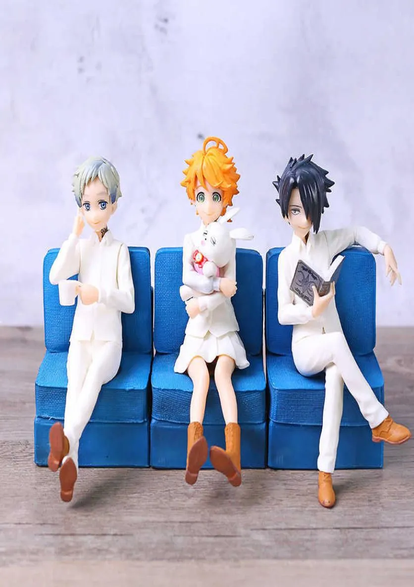 Anime The Promised Neverland Emma Norman Ray Pvc Figure Figurine Model Toy Q06221649951 From 