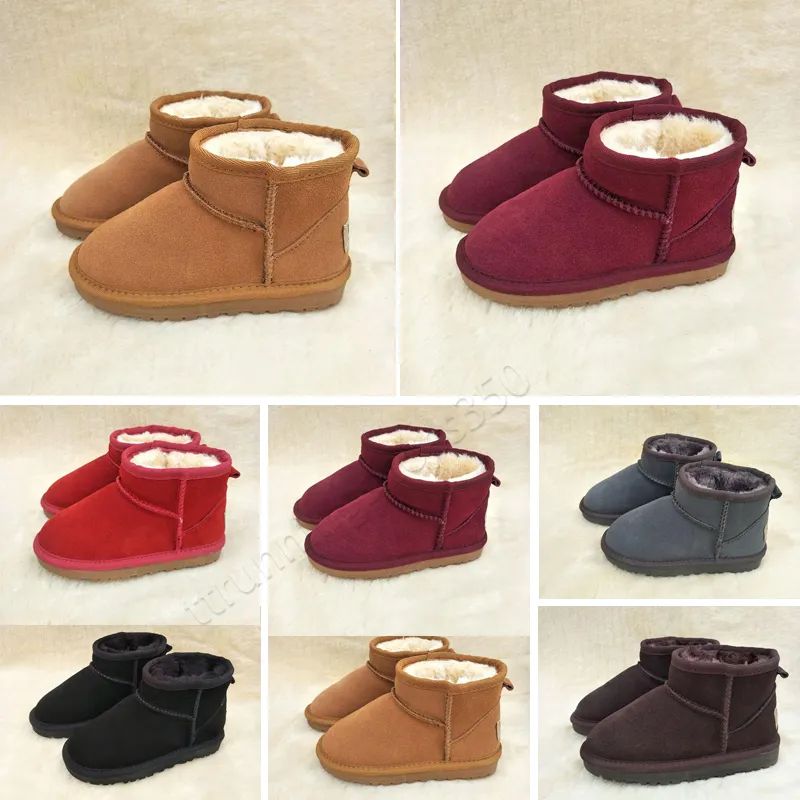 2023 Designer Shoes Boys And Girls Style Kids Baby Snow Boots