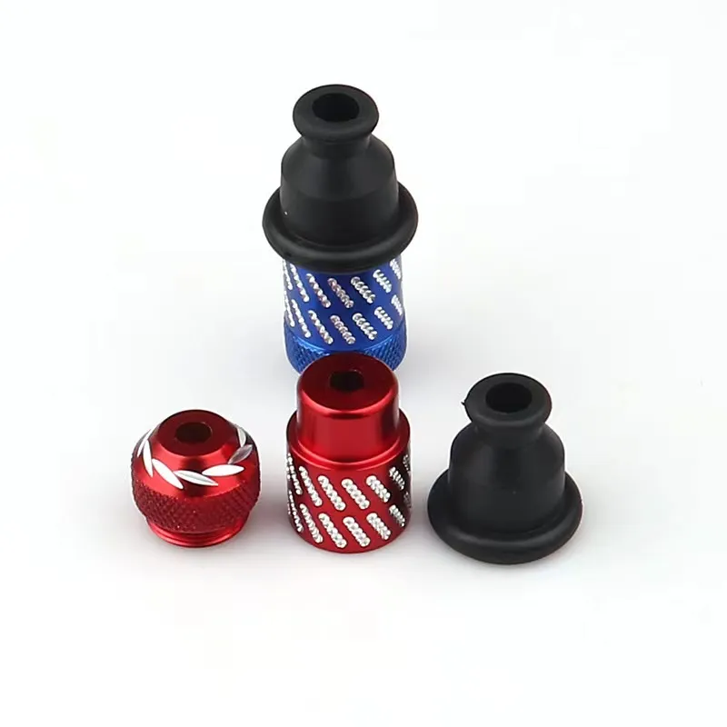 Mini Nipple Snuff Bottle Smoking Pipes Spoon Snorter Lagring Portable Sniff Pocket Snuffer Creative Herb Dispenser grossist