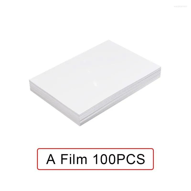 Mürekkep Yeniden Doldurma Kitleri 100 PCS A3 Magic UV DTF Film Düzensiz şekil yüzey yazıcı için cam seramik metal telefon kasasına transfer