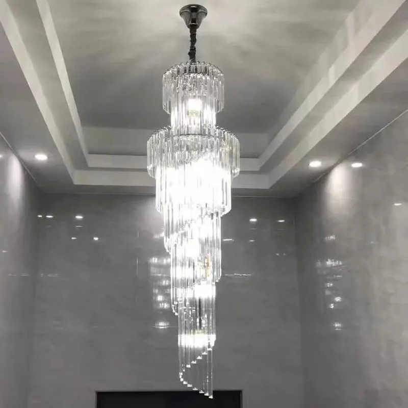 リビングルーム用モダンクリスタルシャンデリア、ゴールドアイアン