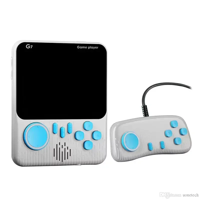 G7 3.5 Inch Thin Classic Game Console Player Handheld NS FC Retro Games with Game Controller Joystick Gamepad