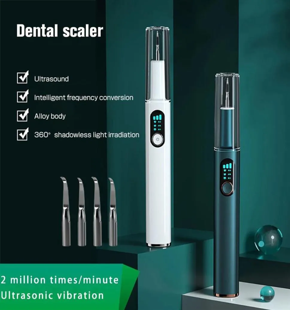 أدوات ترويشات الأسنان الصوتية بالموجات فوق الصوتية Sonic SmartCalculus مزيل حساب التفاضل والتكامل المحمول Remover Dentals Scaler Whitening516M