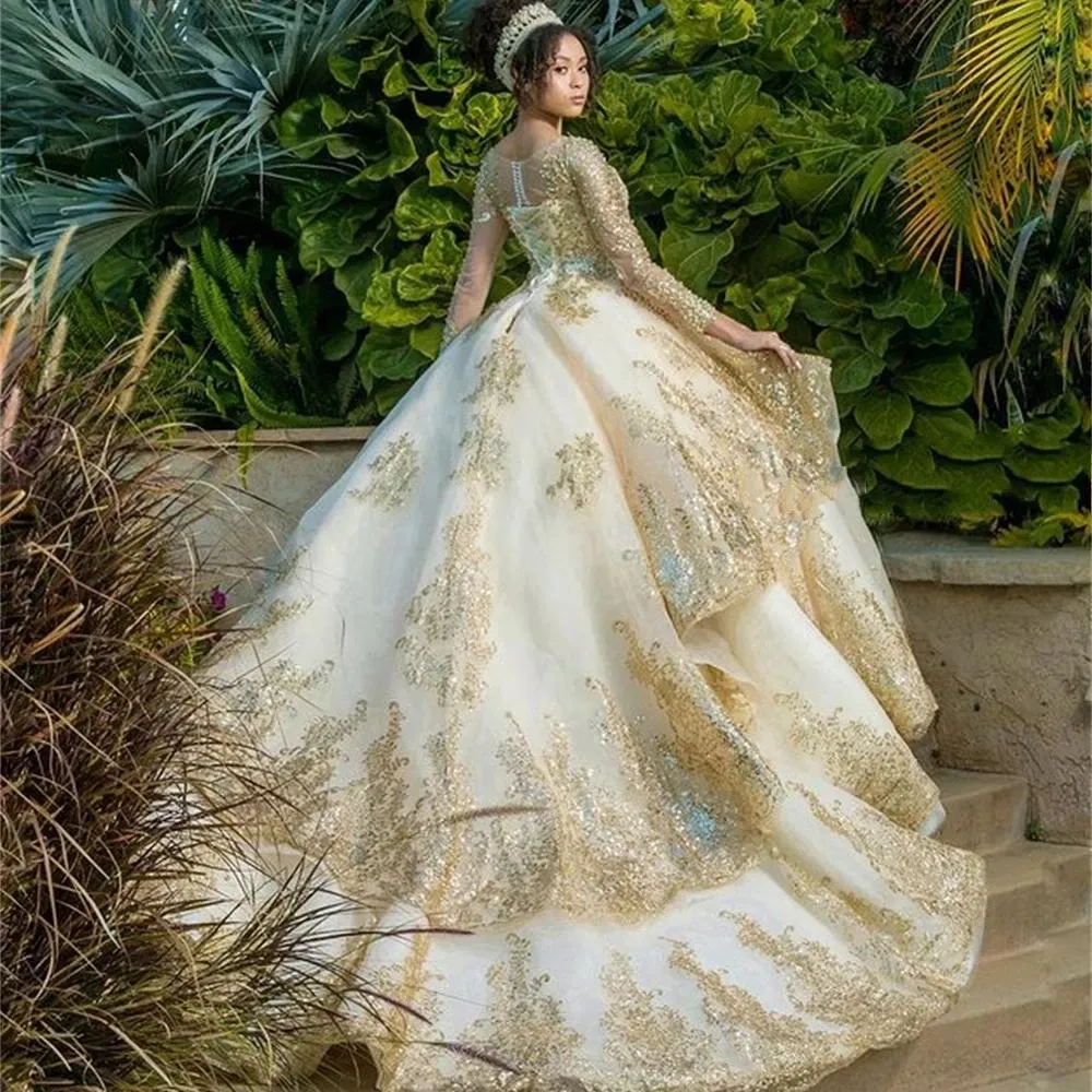 Vestido para 2025 15 años blanco