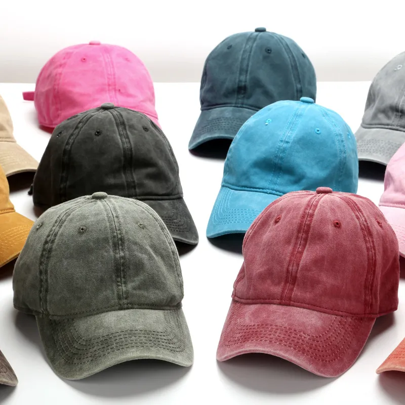 Retro Vintage Cotton Snapback Denim Baseball Cap Unisex Dad Retro Vintage Cotton Snapback Denim Baseball Cap Unisex Dad