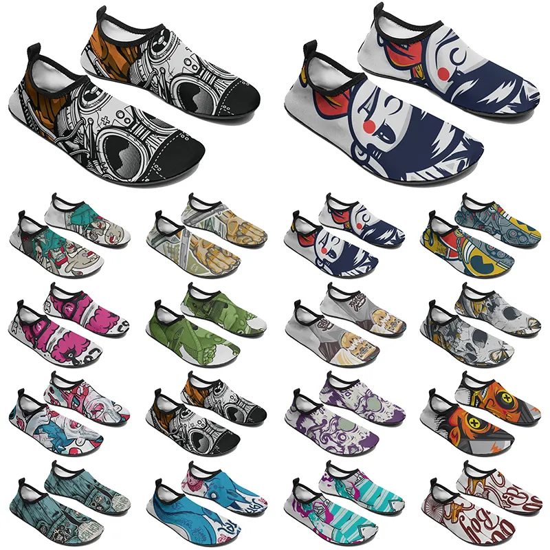 Mężczyźni Kobiety Niestandardowe buty DIY Water Fashion Modna Sneaker Multi-colored208 męskie trenerzy sportowe na zewnątrz