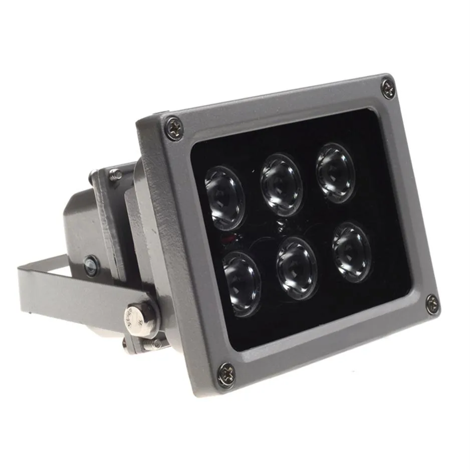 CCTV -LEDs IR Illuminator Infrarot Lampe 6pcs 850 nm Array LED IR Outdoor wasserdichte Nachtsicht CCTV Füllung für CCTV Camera2922