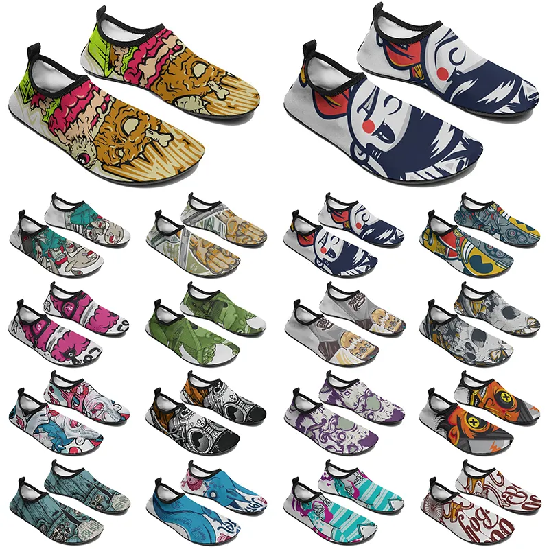 Sapatos femininos casuais masculinos faça você mesmo personalizados sapatos aquáticos moda tênis personalizado multicolorido 136 tênis esportivo ao ar livre masculino 122 tamanho s545 s