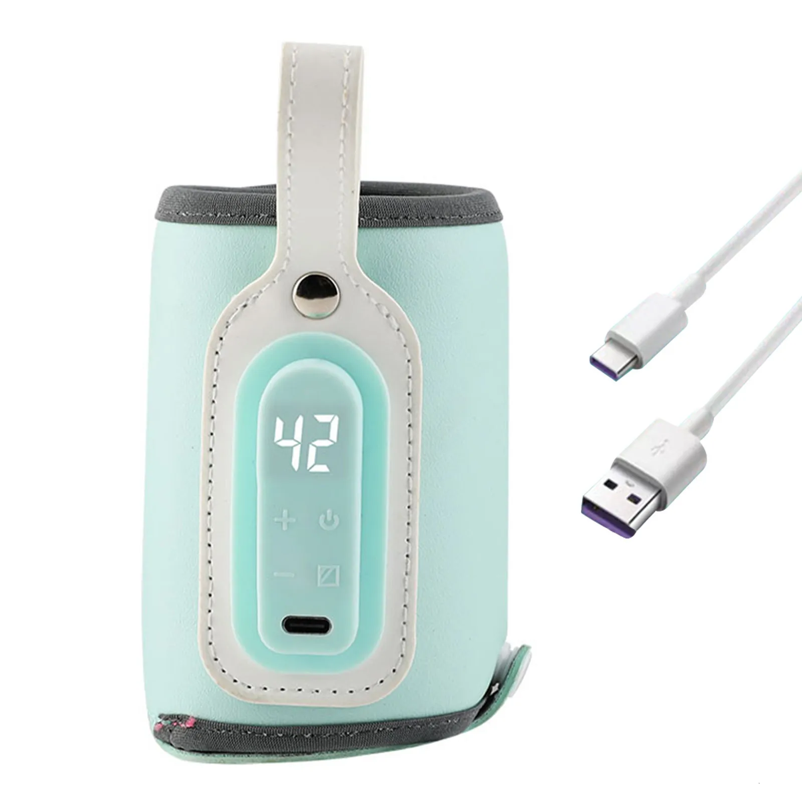 Flaskvärmare sterilisatorer# Snabbt uppvärmningssköterska USB -laddning Portable Travel Warmer Easy Clean i bil Multifunktionell konstant temperatur Baby Milk 221117