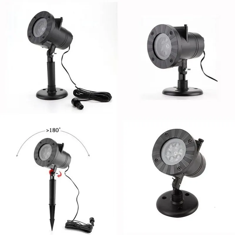 MEISHANG 5 luci a LED da giardino natalizie, per esterni, in acrilico, per Natale, da giardino, per esterni, a batteria (bianco caldo