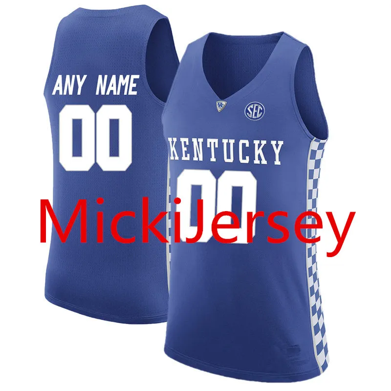 James Basketball Custom Kentucky Wildcats Oscar Tshiebwe Jersey de basket-ball CJ Fredrick Sahvir Wheeler Daimion Collins Cason Wallace Chris Livingston Ken