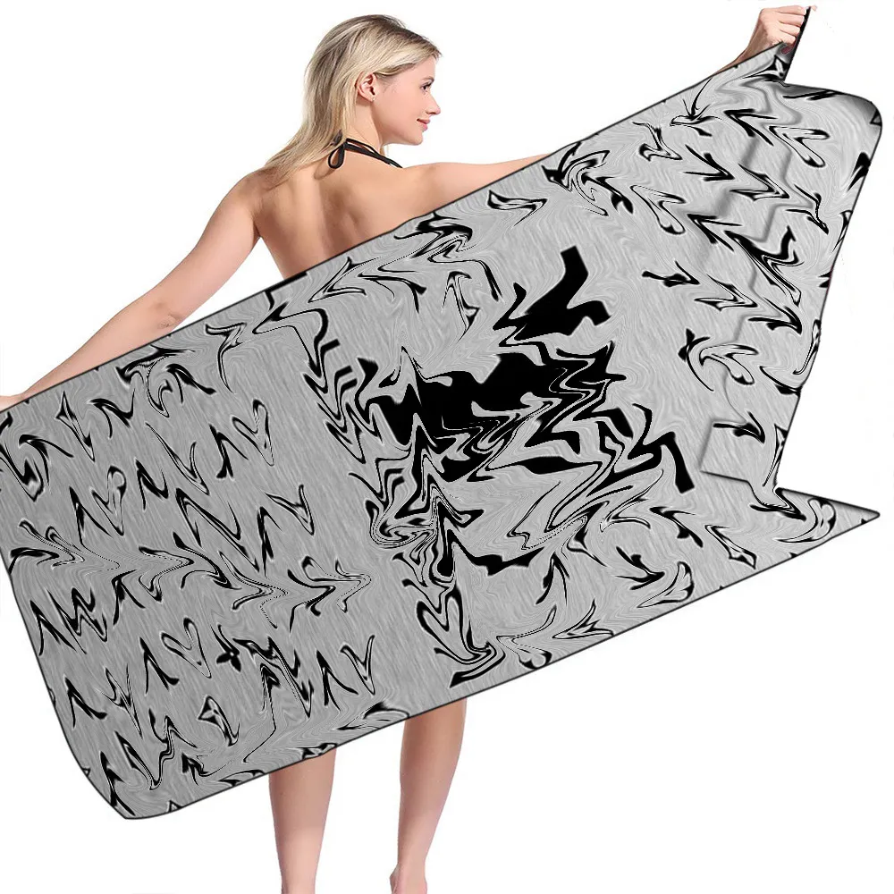 20 Designs Designer Serviette De Plage Été 160X80CM Lettre De Mode L G Imprimé Vieille Fleur Femmes Maison Serviette De Bain Microfibre Fille Longue Ba273j